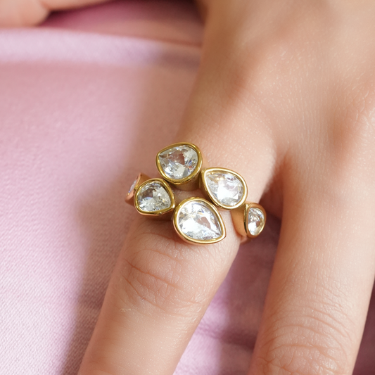 Pear Cluster Ring