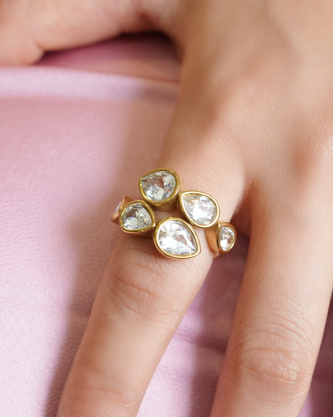 Pear Cluster Ring