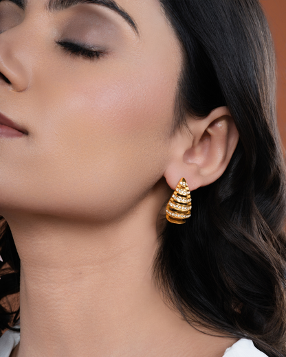 Noor Gold Drop Earrings