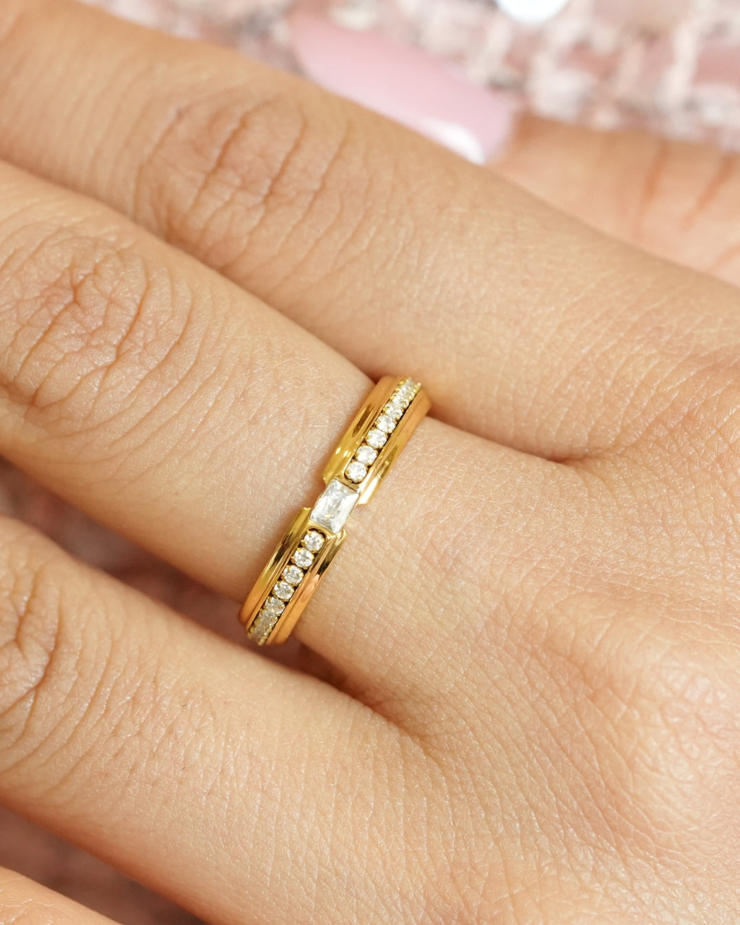 Nyra Gold Ring - 18K Gold Plated - Xiara