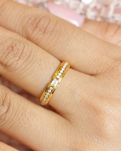 Nyra Gold Ring - 18K Gold Plated - Xiara