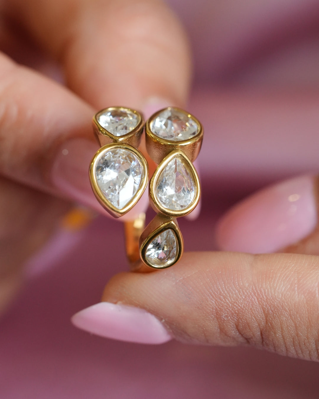 Pear Cluster Ring