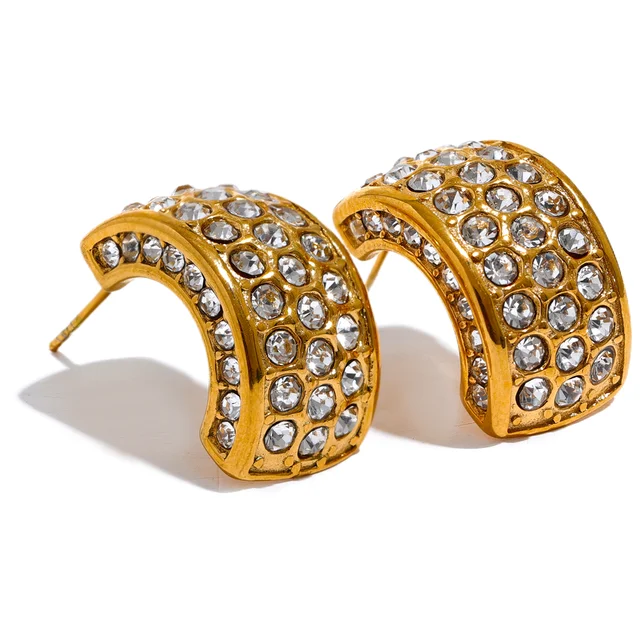 Verdant Gold Earrings