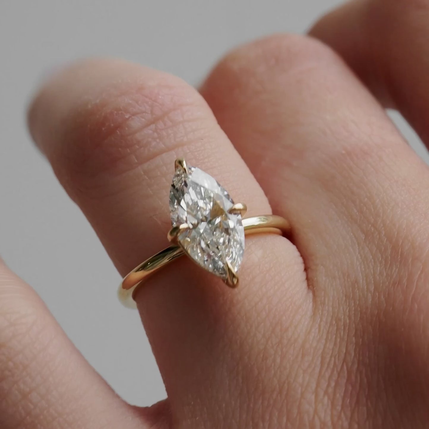Marquise Solitaire Ring