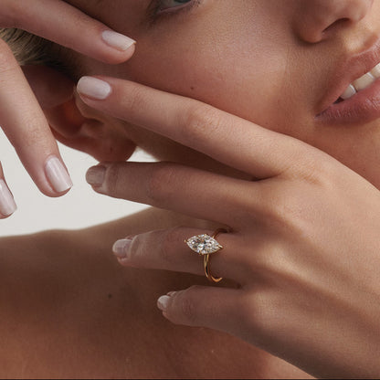 Marquise Solitaire Ring