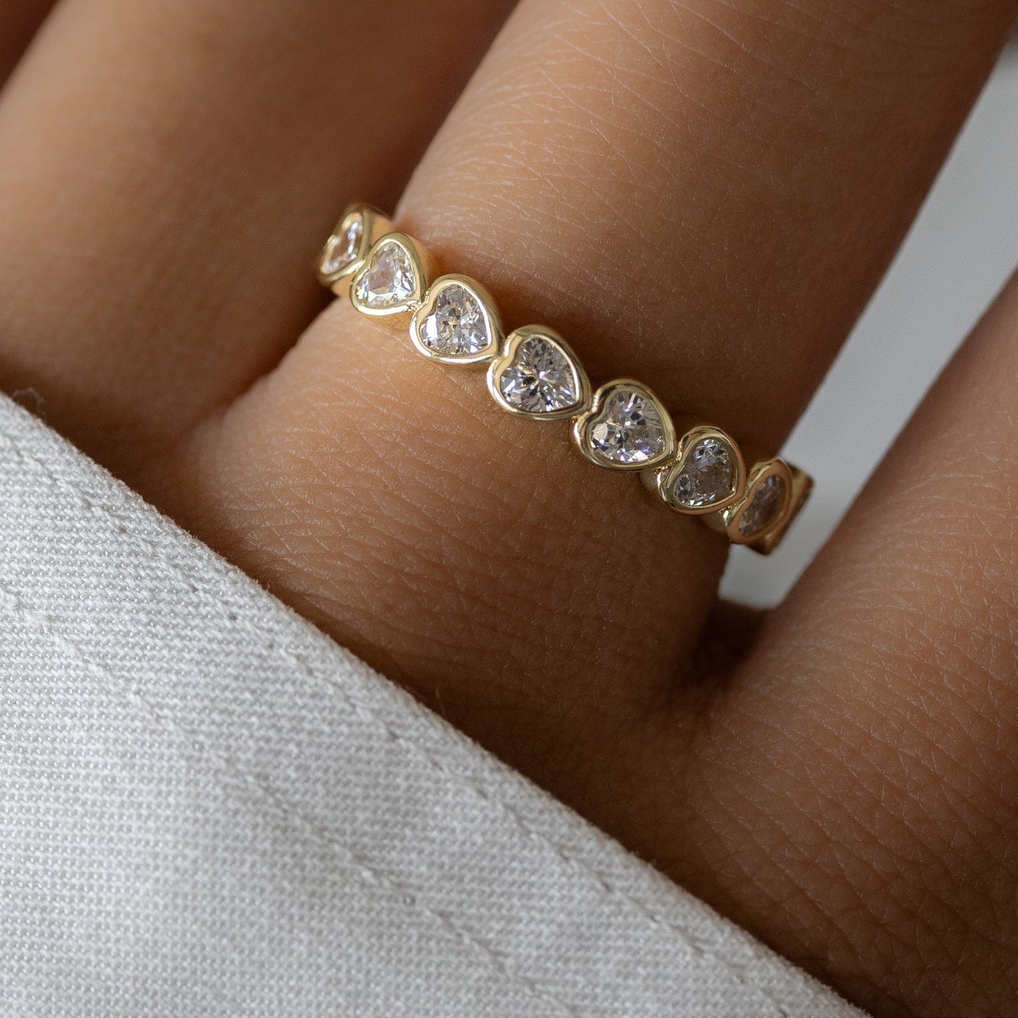 Heart Eternity Band Ring