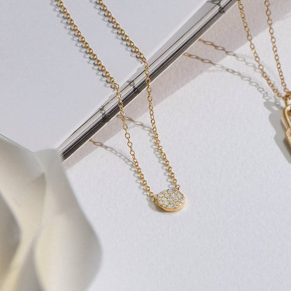 Celeste Pavé Necklace