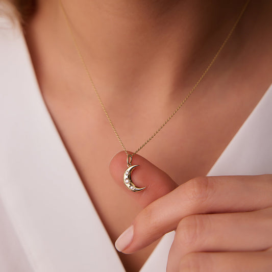 Moon Star Necklace