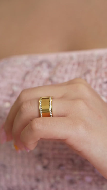 Eterna Band Ring - 18K Gold Plated - Xiara