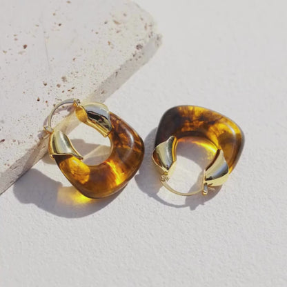 Crystaline Arc Resin Hoops
