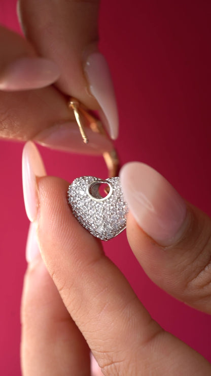 Evara Heart Earrings