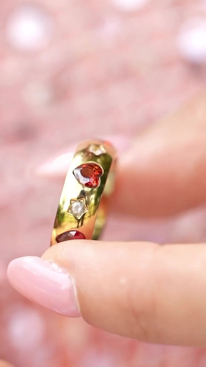 Red Heart Ring