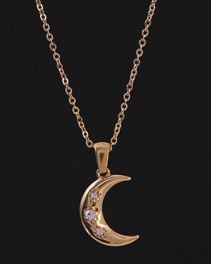 Moon Star Necklace