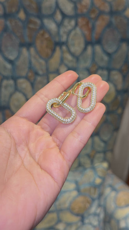 Luminous Cascade Earrings