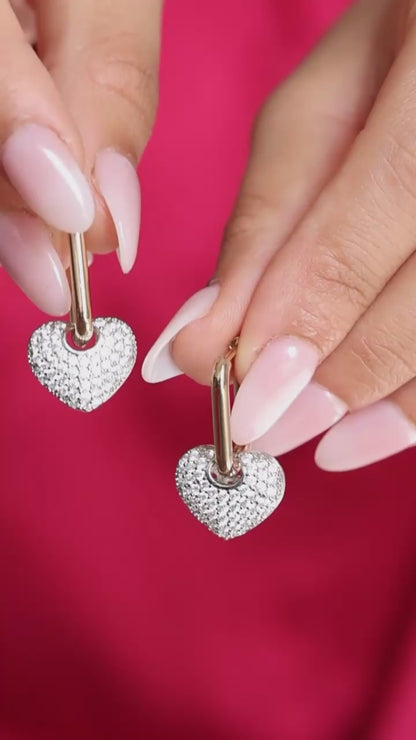 Evara Heart Earrings