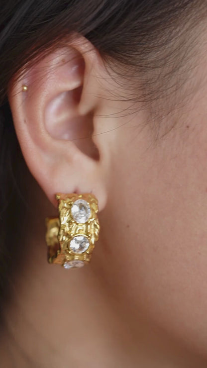 Aabha Vintage Diamond Earrings