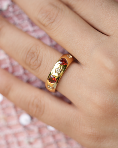 Red Heart Ring