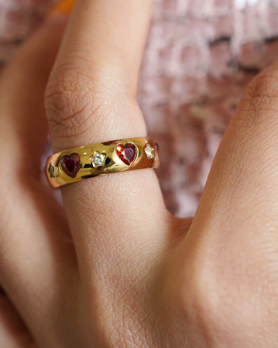 Red Heart Ring