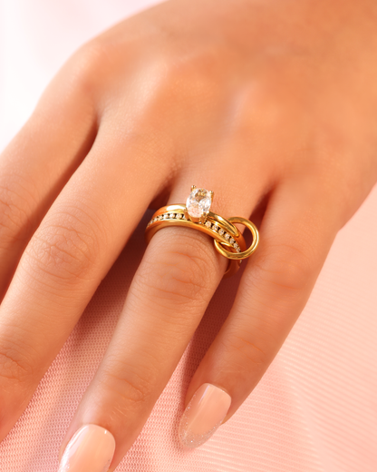 Solenne Diamond Ring