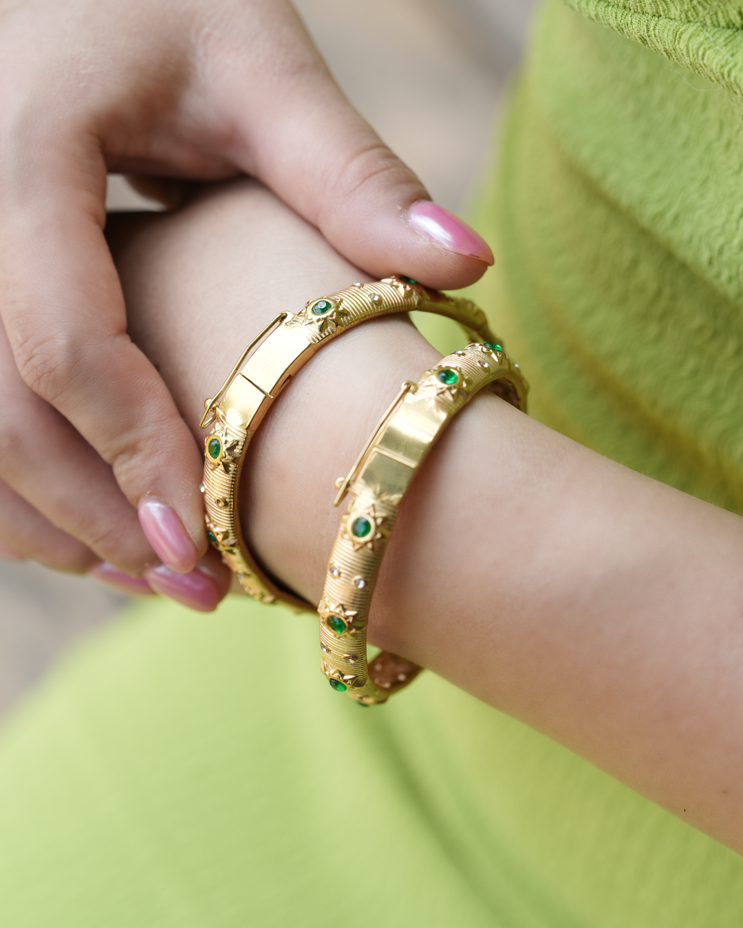 Aleesa Emerald Bracelet