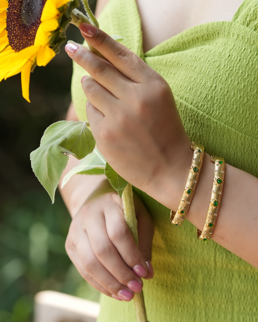 Aleesa Emerald Bracelet