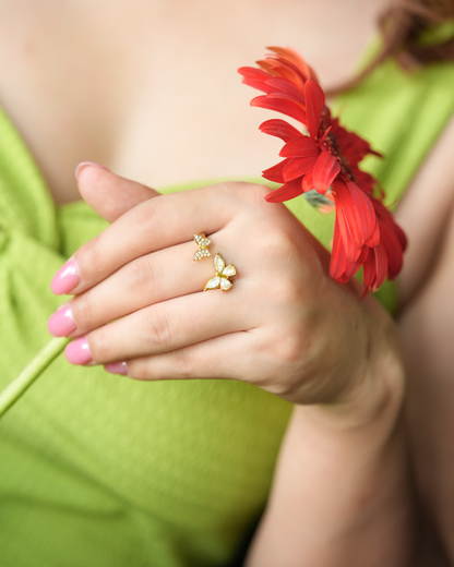 Butterfly Gold Ring