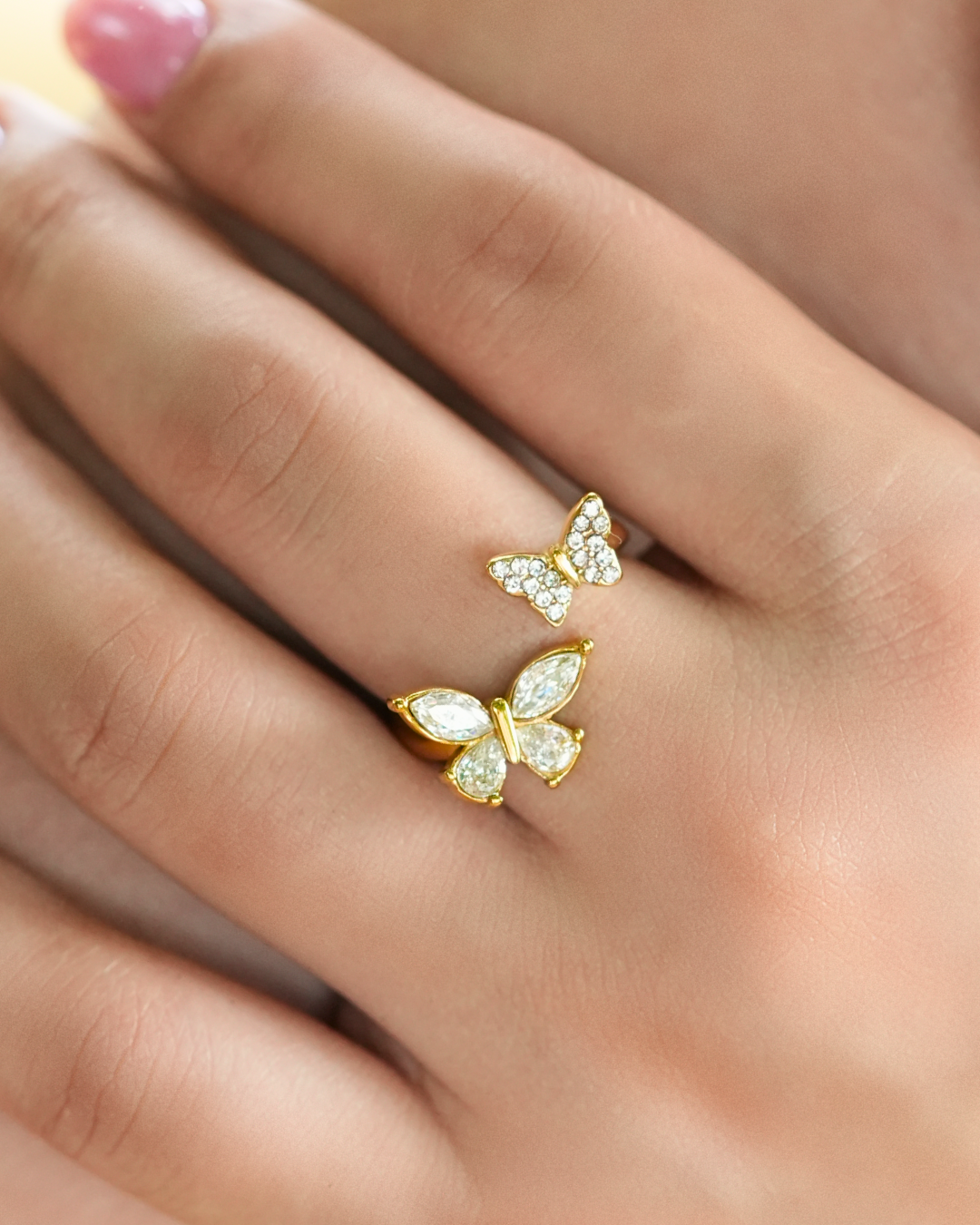 Butterfly Gold Ring