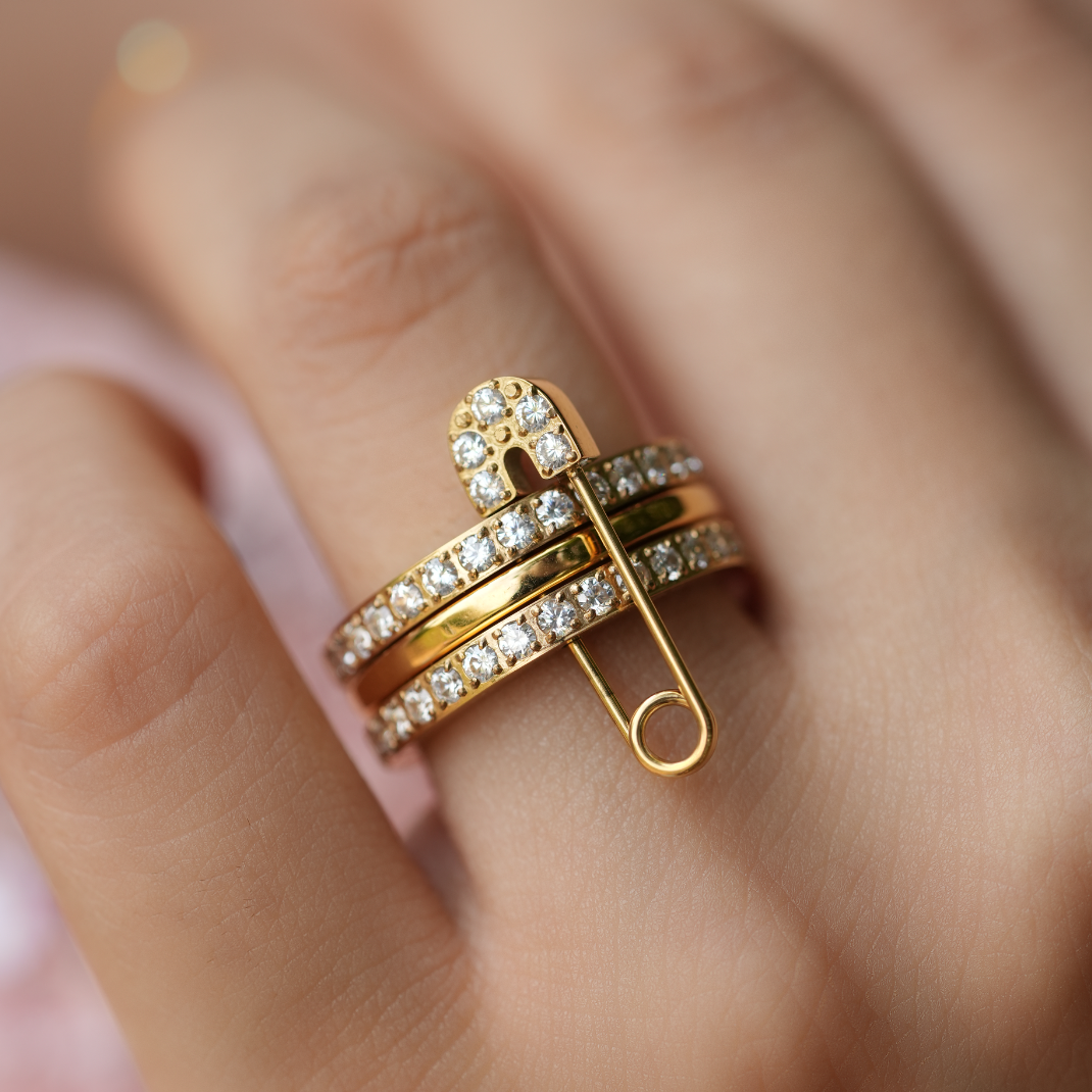 Safety Pin Ring