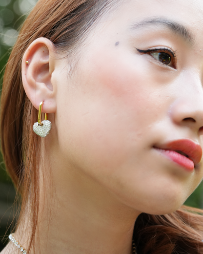 Evara Heart Earrings