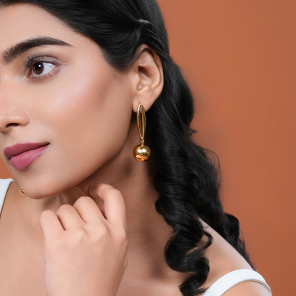 Luna Sphere Drop Earrings