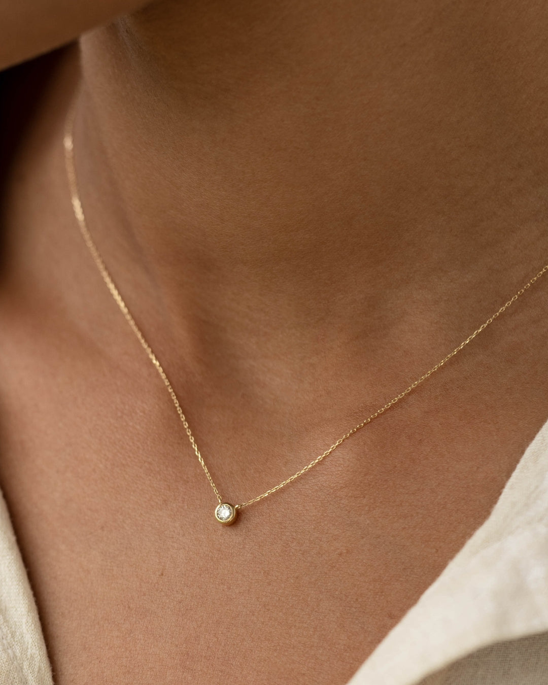 Stella Solitaire Necklace