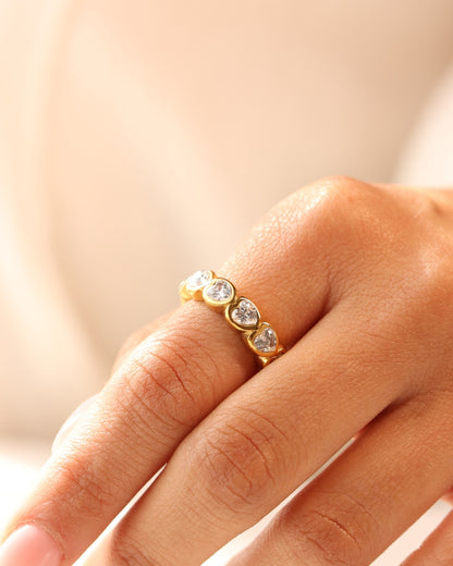 Heart Eternity Band Ring