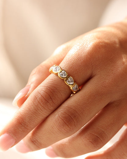 Heart Eternity Band Ring