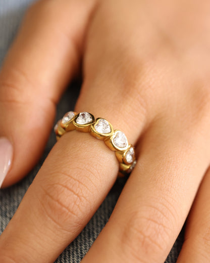 Heart Eternity Band Ring