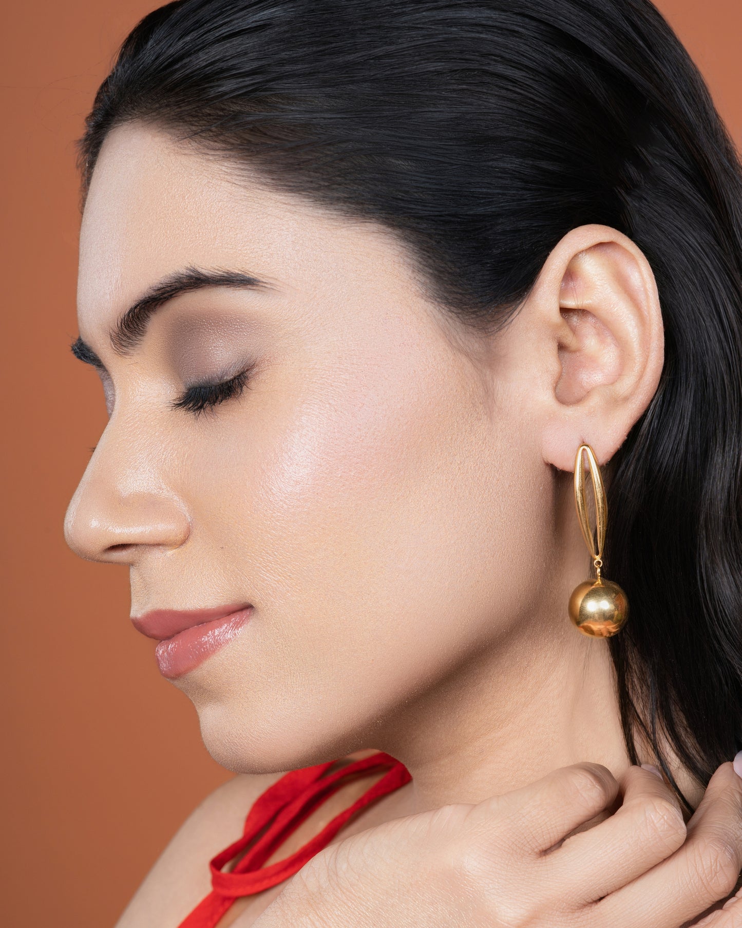 Luna Sphere Drop Earrings